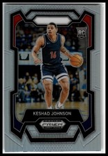 2024 Panini Prizm Draft Picks #66 Keshad Johnson Prizms Silver