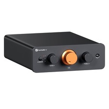 Fosi Audio P4 Mini Preamplifier W/3 Inputs Gain Adjustable Bass & Treble Control