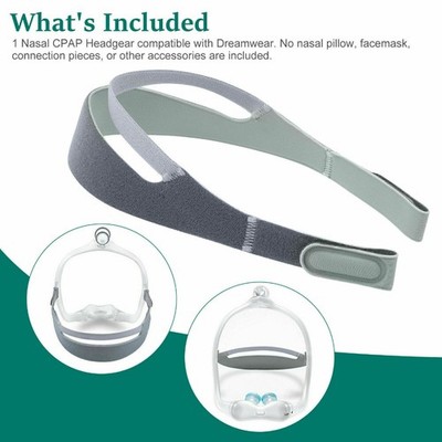 2x Kopfbänder Kompatibel mit Philips Respironics DreamWear CPAP Nasenmaske Neu
