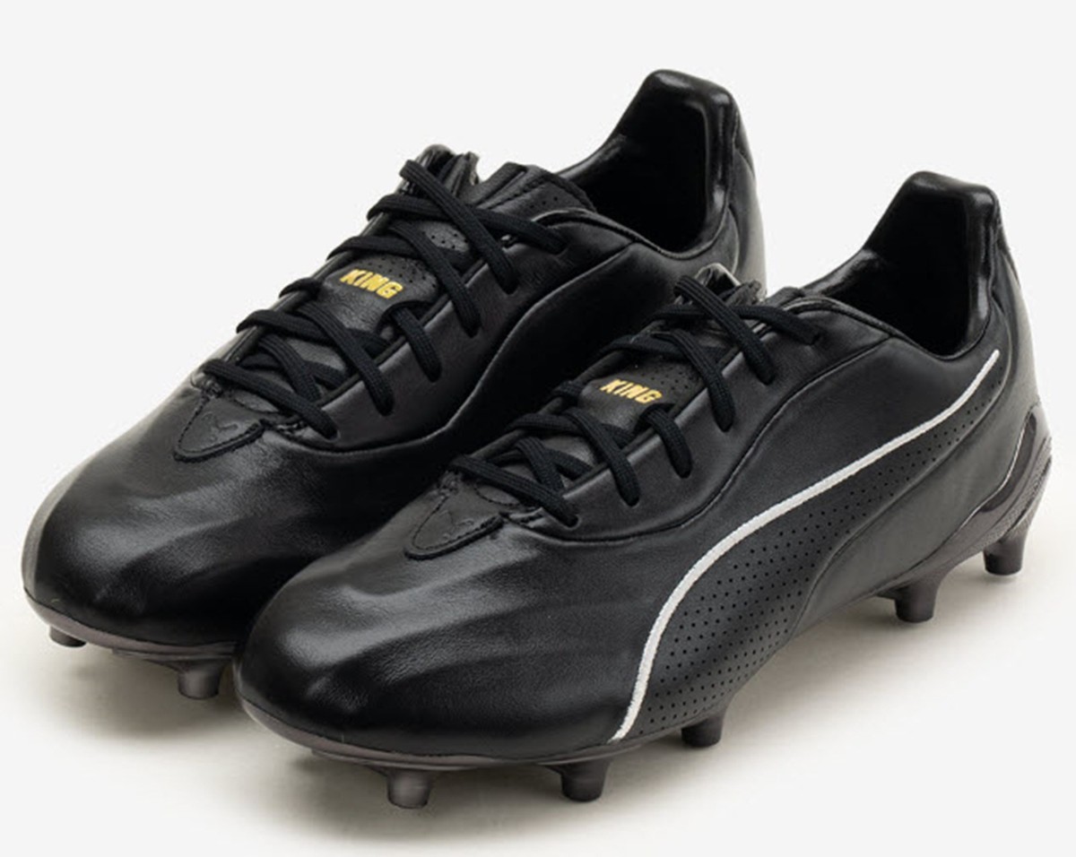 PUMA Men KING Platinum FG/AG Cleats Black Soccer Football Boot