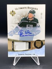 2023-24 Ultimate Collection Samuel Fagemo Ultimate Rookies Patch Auto /99