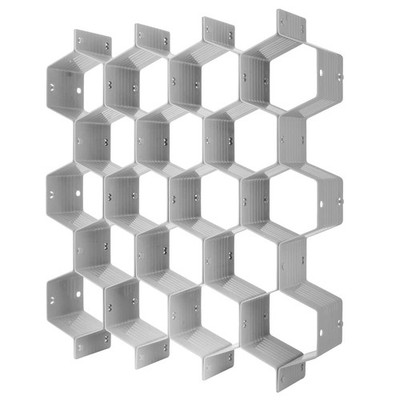 Drawer Divider Organizer Adjustable DIY Grid Honeycomb Drawer Divider for Und...