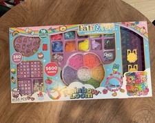 NEW Rainbow Loom 6155 Pcs Fab  Fun Rubber Band Bracelet Kit