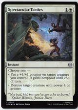 Spectacular Tactics 15 Common Marvel's Spider-Man Magic: The Gathering Foil NM