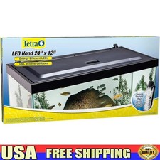 LED Aquarium Hood Low Profile Energy Efficient Lighting Filter Compatible 24in