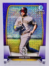 2023 Bowman Chrome Juan Soto Purple Mojo Refractor 199/250