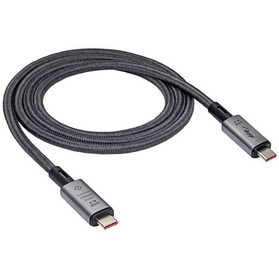 Akyga AK-USB-45 USB Cable With USB-C Plug To USB-C Plug 1M Grey