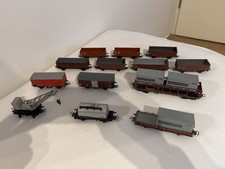 Spur H0 Güterwagen Konvolut Modelleisenbahn Wagen Set Container Kranwagen Top