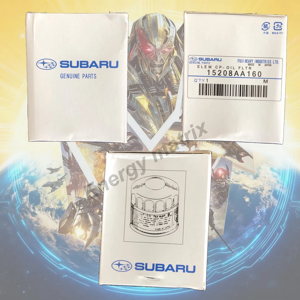 Genuine Subaru Engine Oil Filter 6 PACK 15208AA160 for Impreza Legacy Forester Foto 4 de 4
