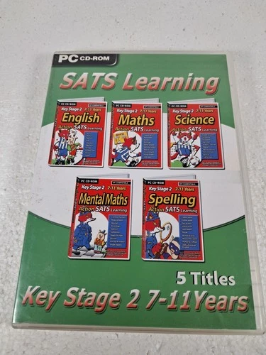 SATS Learning PC CD-ROM 7 - 11 Years Educational Software