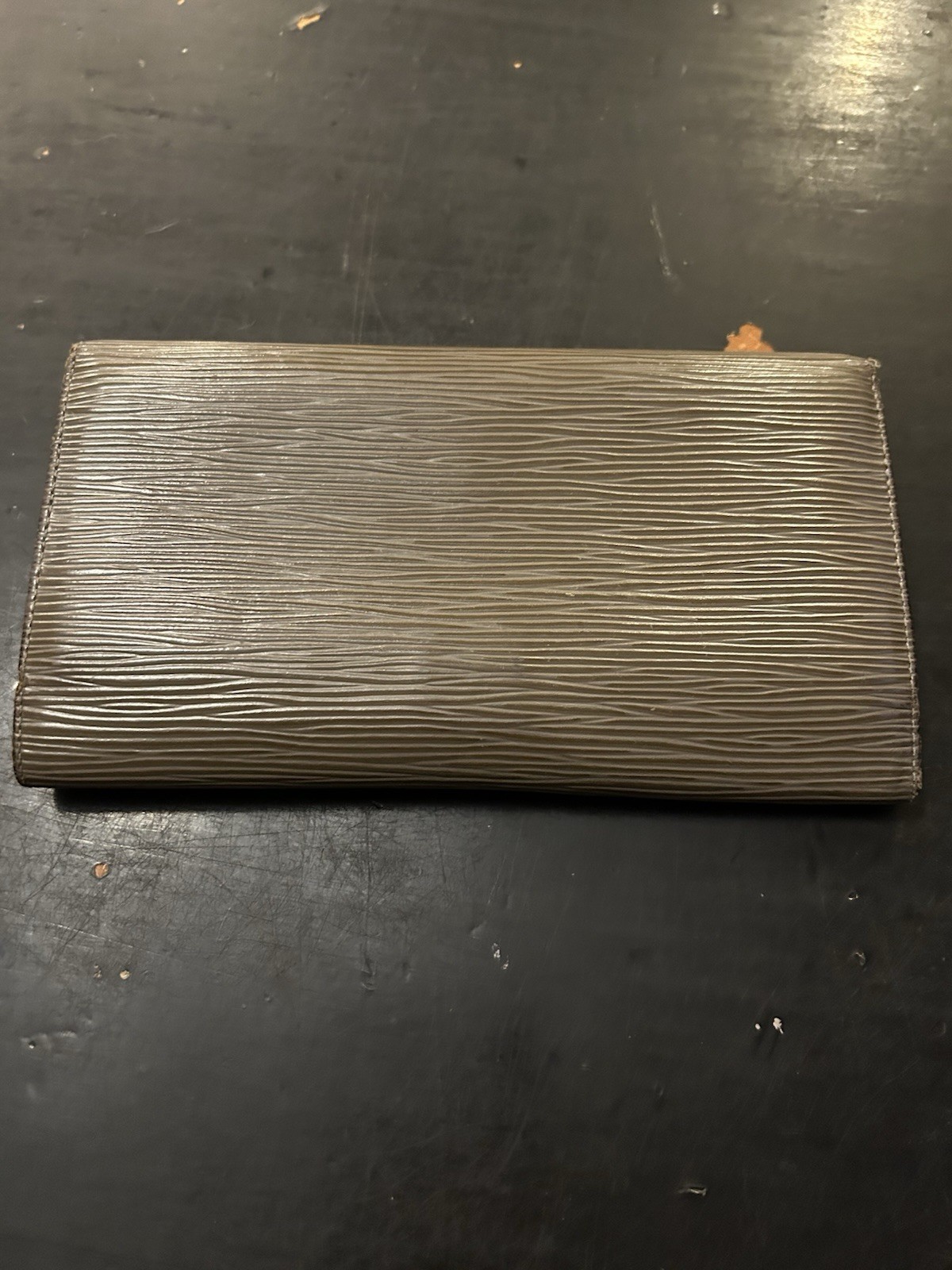 Louis Vuitton Brown Solid Pattern Folding Wallet … - image 2