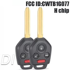 2 Cwtb1g077 H Chip For Subaru Ascent Crosstrek Legacy Outback Remote Key Fob