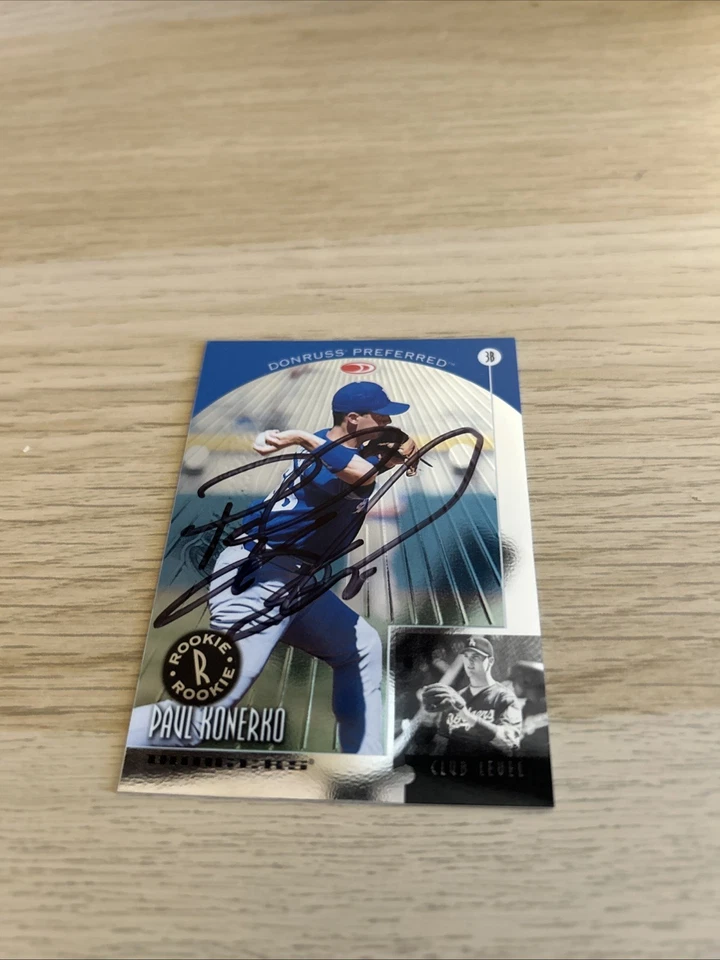 Paul Konerko Donruss Rookie Card Signed.  - Image 2 of 3