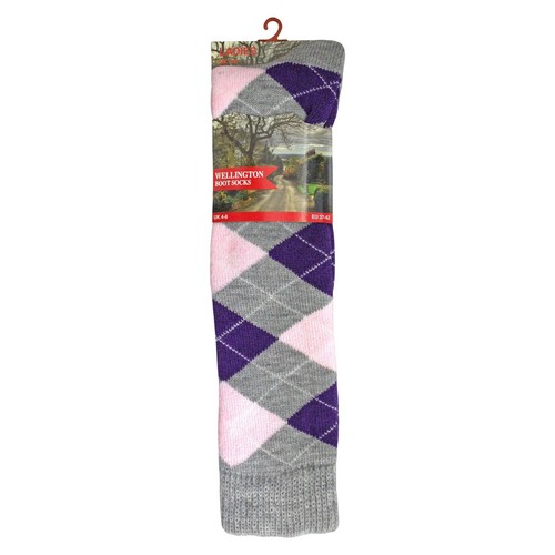 Ladies LONG Warm Cushioned Wellington 