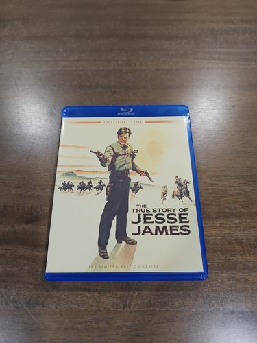 The True Story of Jesse James Bluray OOP Twilight Time, Robert Wagner