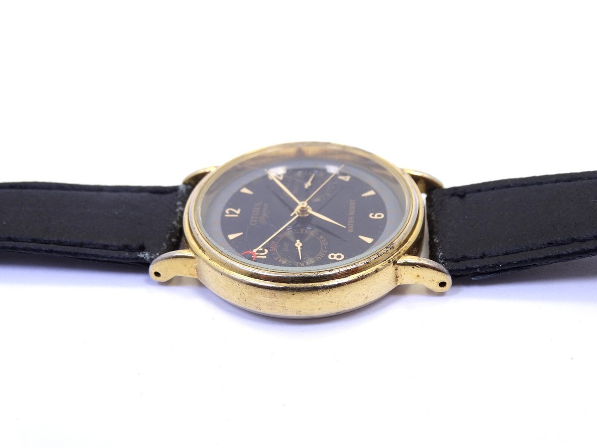 Citizen Elegance Quartz 6355-g30003 Triple Calendar Men's Wl19042