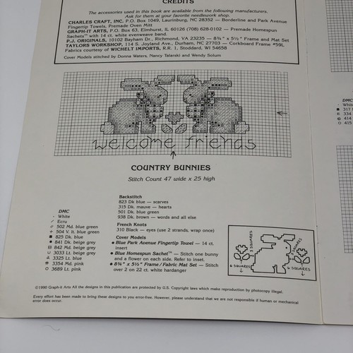 Folleto de patrones de punto de cruz Graph It Arts Country at My Fingertips #25 - Imagen 4 de 10