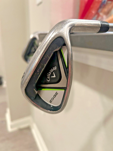 USED RH CALLAWAY 2018 EDGE 8 IRON STEEL SHAFT - Picture 2 of 3