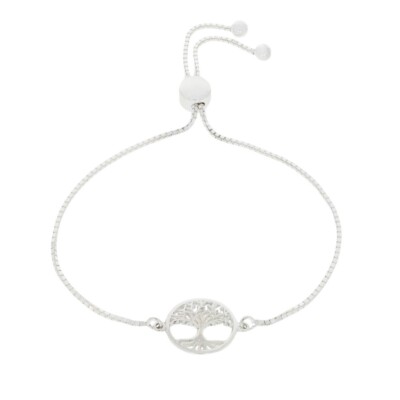 Sterling Silber Armband Lebensbaum verstellbar Armband KM072
