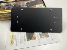 Smittybilt 4432 License Plate Mount Bracket For Roller Fairlead , Black