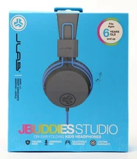 JBuddies Studio Wired Kids Headphones-Blue