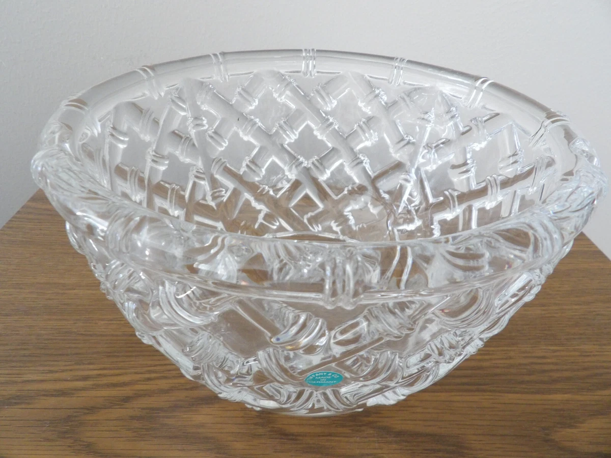 ティファニー ボウル クリスタル モダン バンブー モダンバンブー Bamboo:Large Bowl in Crystal Glass | Tiffany & Co. US