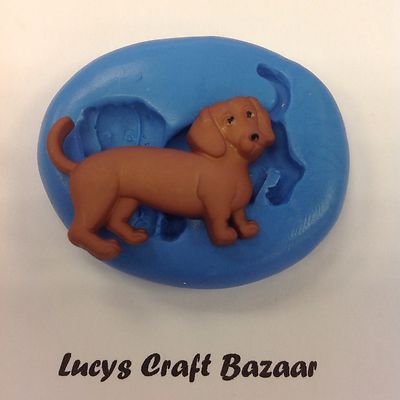 fondant dachshund