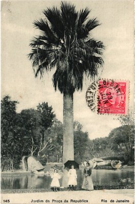 PC BRAZIL RIO DE JANEIRO JARDIM DA PRACA DA REPUBLICA (a66009)