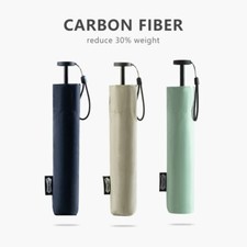 New Carbon Fiber Ultra-light Rain Folding Umbrella Windproof Travel Anti Uv Sun