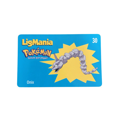 Card Pokémon Portuguese - Onix 7/30 - LigMania Ultra Rare Brazil Telecom