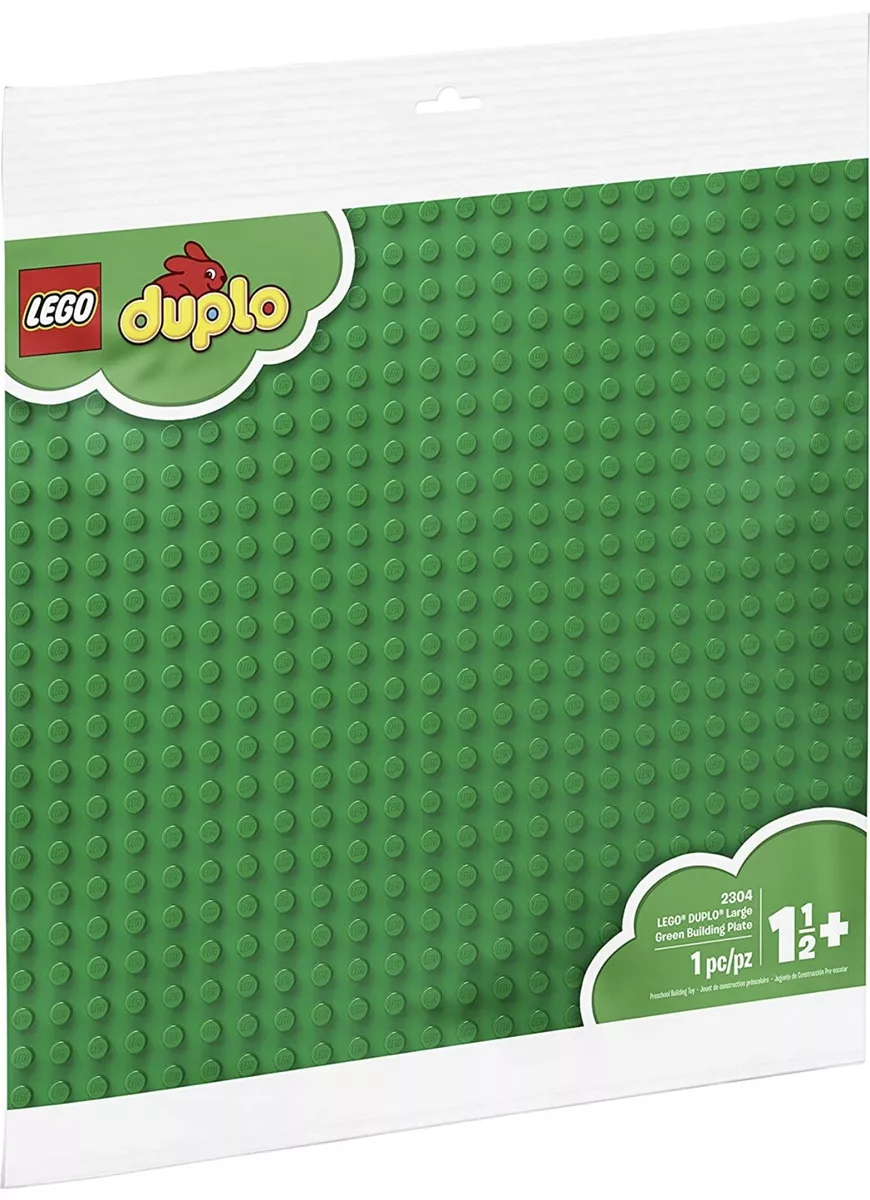 Set Of 4 LEGO DUPLO 2304 Large Baseplates Green Building Plate New Retail 125