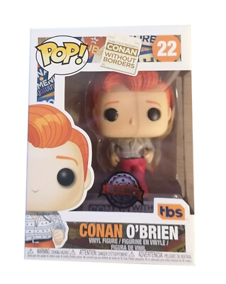 FUNKO POP! Conan Without Borders - Conan O'Brien Exclusive Vinyl NEU 22