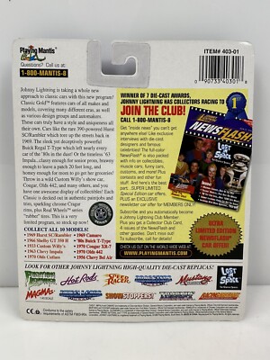 Johnny Lightning Classic Gold Collection 80's Buick T-Type Silver