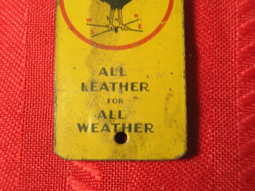 Vintage Weatherbird Shoes Tin Litho Advertising Whistle - Picture 4 of 7