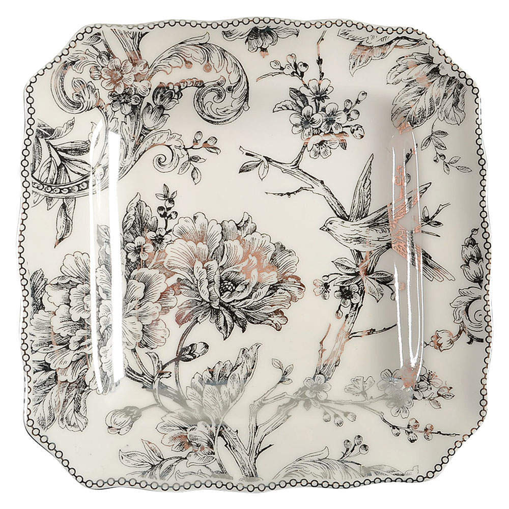 222 Fifth Adelaide Electroplate Square Salad Plate 11135202