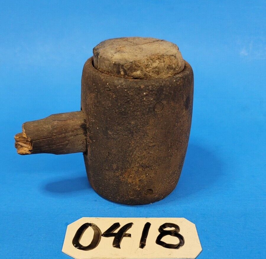 Mallet Hammer Head Metal With Wood/Rawhide Faced Insert Ends eBay