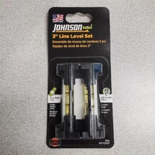 = Johnson 3" Line Level Set Easy Read Lightweight Frame 585 40-0207