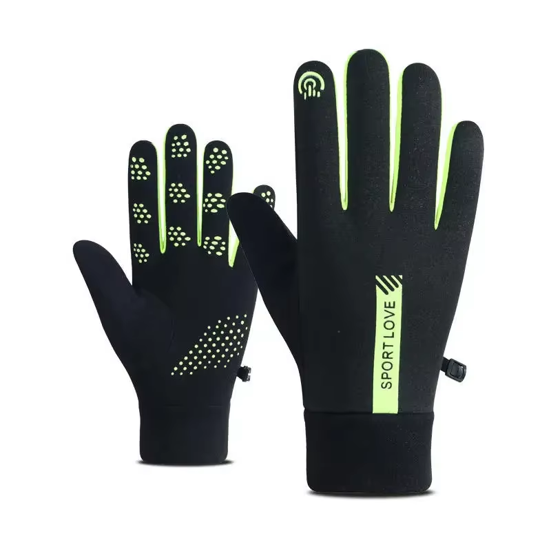 Winter Gloves Women Cycling Bike Thermal Fleece Cold Resistance Wind Waterproof-image