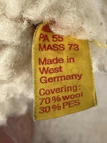 Vintage Steiff Lamb Lamby 3460/30 West Germany 18 inches in length - Picture 6 of 20