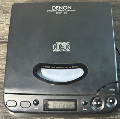 🔥 RARE Vintage Denon 1992 DCP-30 Portable CD Compact Disc Player