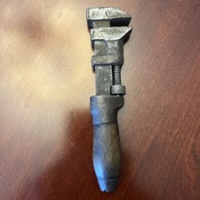 Vintage Antique GIRARD Adjustable Monkey Wrench Made in USA 6 1/2 In