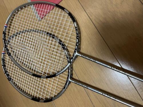 2 Limited Color Gut Freshly Strung Babolat Badminton Racket - Picture 1 of 7