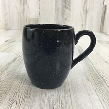 Taza de café Studio Pottery de arcilla esmaltada cantera azul cerámica Gales cielo nocturno