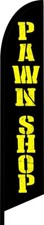 PAWN SHOP SWOOPER FEATHER FLAG BANNER SIGN KIT