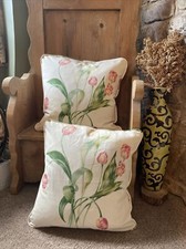 Handmade Quality Fabric Cushion 18”x18” Sanderson Promise