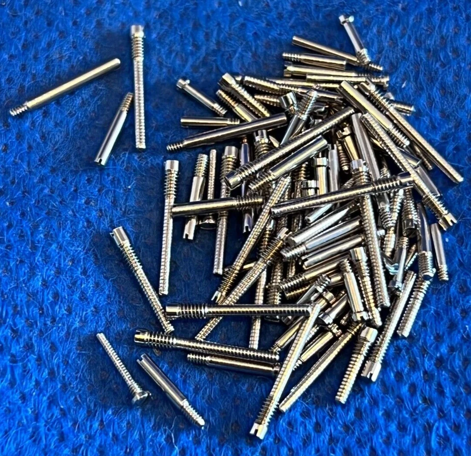 Vis pour Bracelets de montre Métalliques Metal Screws for Metal Watch Straps NEW - Photo 4/4