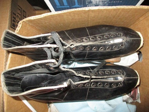Vintage Men's Leather Boot Cottrell Silentred Roller Skates CSMC 10 1/3 (Black) - 第 12/12 張圖片