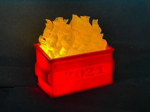 2021 Dumpster Fire - Christmas Decoration Commemorative Holiday Gift Personalize - Picture 4 of 19
