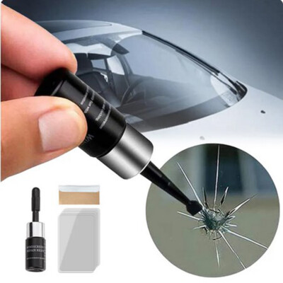 Automotive Glass Nano Repair Kit Fluid Fix Car Windshield Resin Chip Crack Tool
