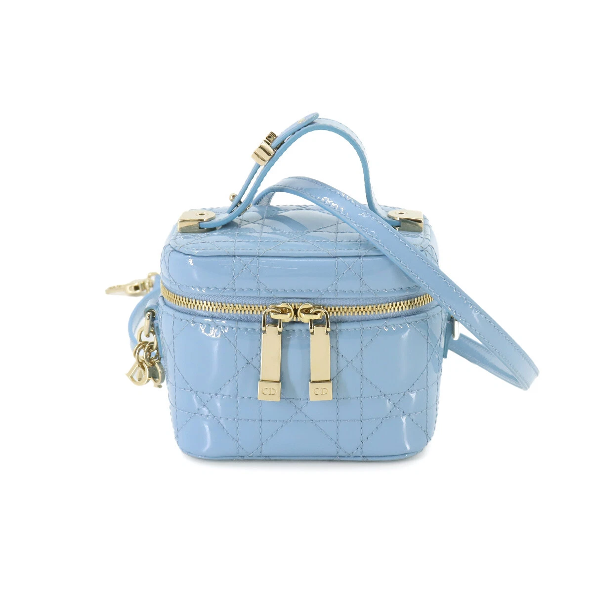 Christian Dior Ladydior Micro Vanity 2 voies sac à bandoulière à main cuir 90251589